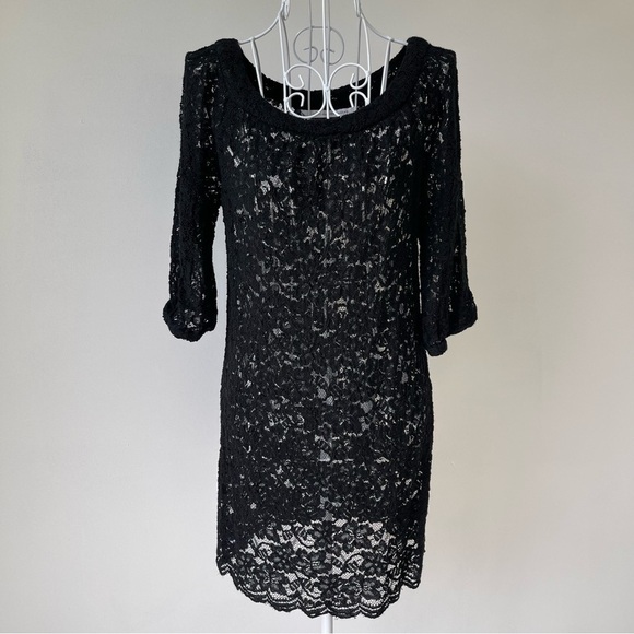 Diane von Furstenberg lace dress slip dress missing also length sleeve size 4 - Picture 1 of 5